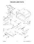 Diagram for 04 - Freezer Liner Parts