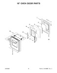 Diagram for 09 - 18" Oven Door Parts