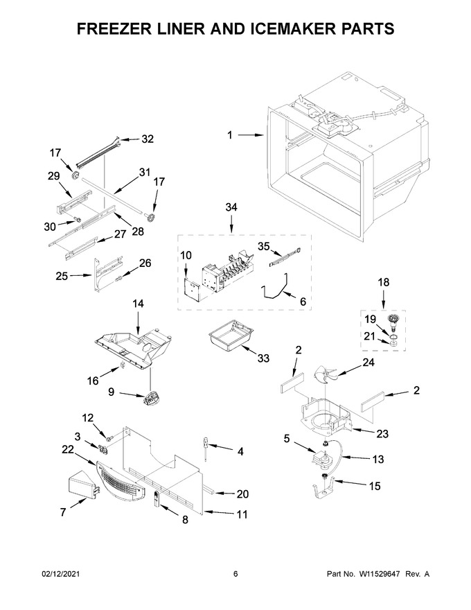 Diagram for KRFF302EWH03