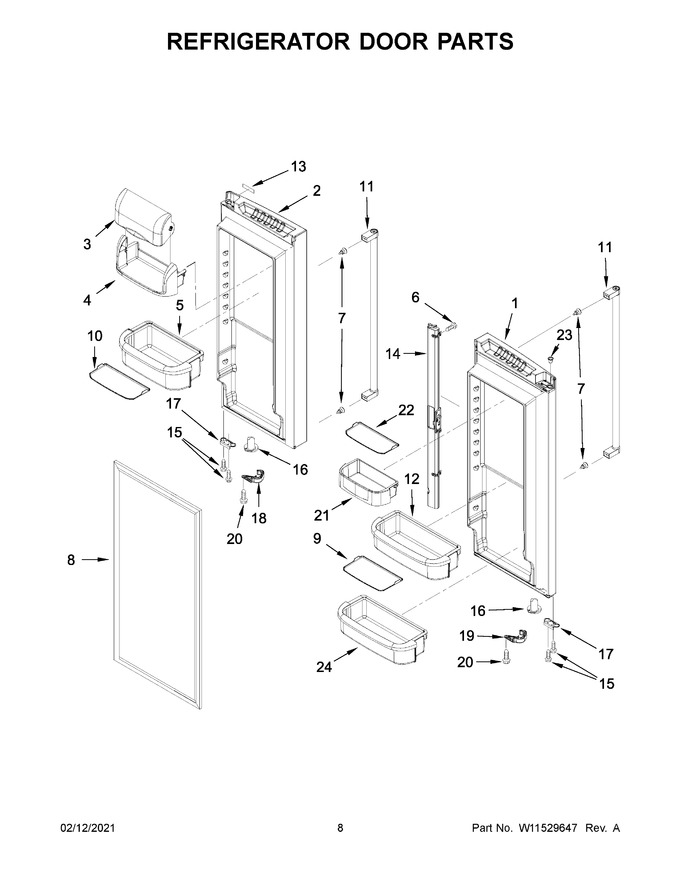 Diagram for KRFF302EWH03