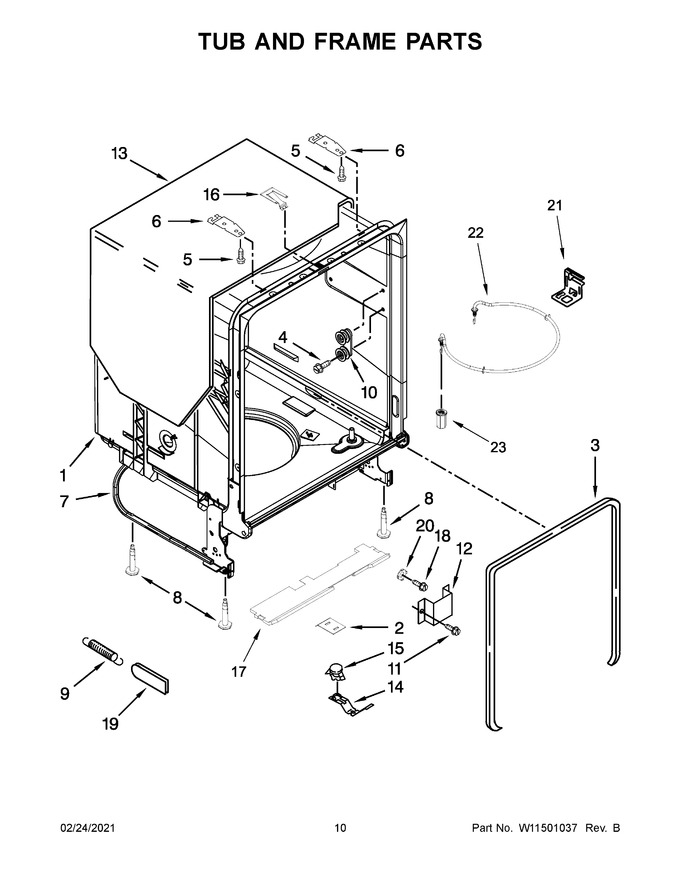 Diagram for WDF520PADB8