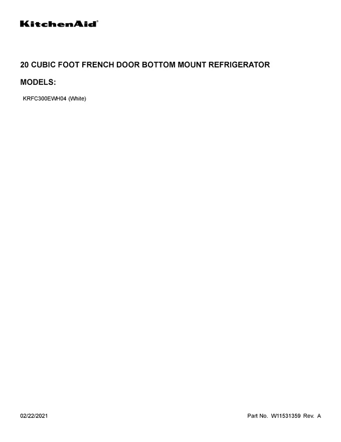 Diagram for KRFC300EWH04