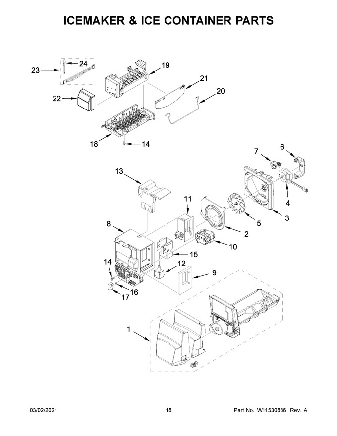 Diagram for WRX735SDHW03
