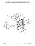 Diagram for 03 - Control Panel And Inner Door Parts