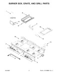 Diagram for 02 - Burner Box, Grate, And Grill Parts
