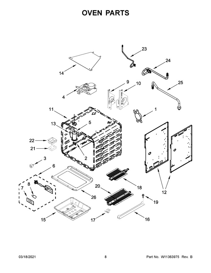 Diagram for JGRP536HM00