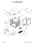 Diagram for 05 - 30" Oven Parts