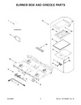 Diagram for 02 - Burner Box And Griddle Parts