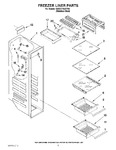 Diagram for 04 - Freezer Liner Parts