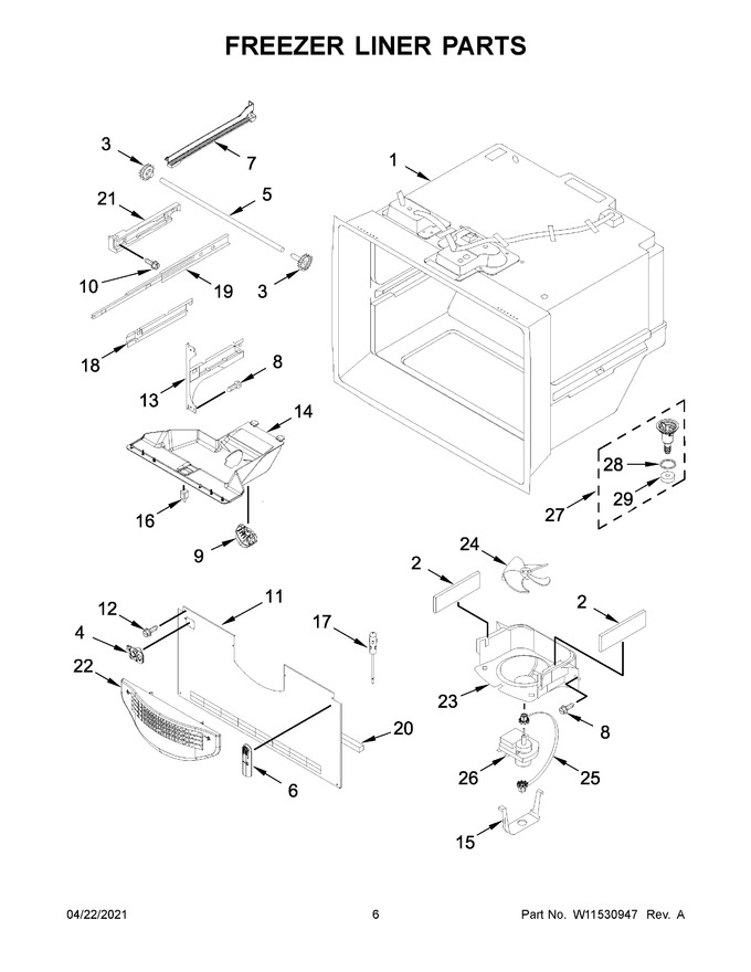 Diagram for WRB329DFBB03