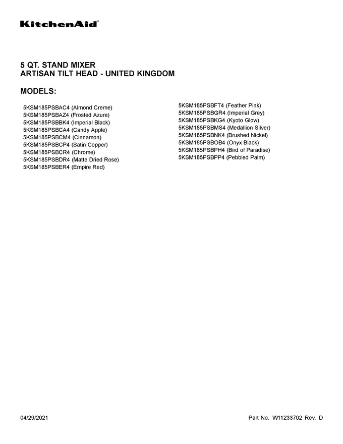 Diagram for 5KSM185PSBGR4