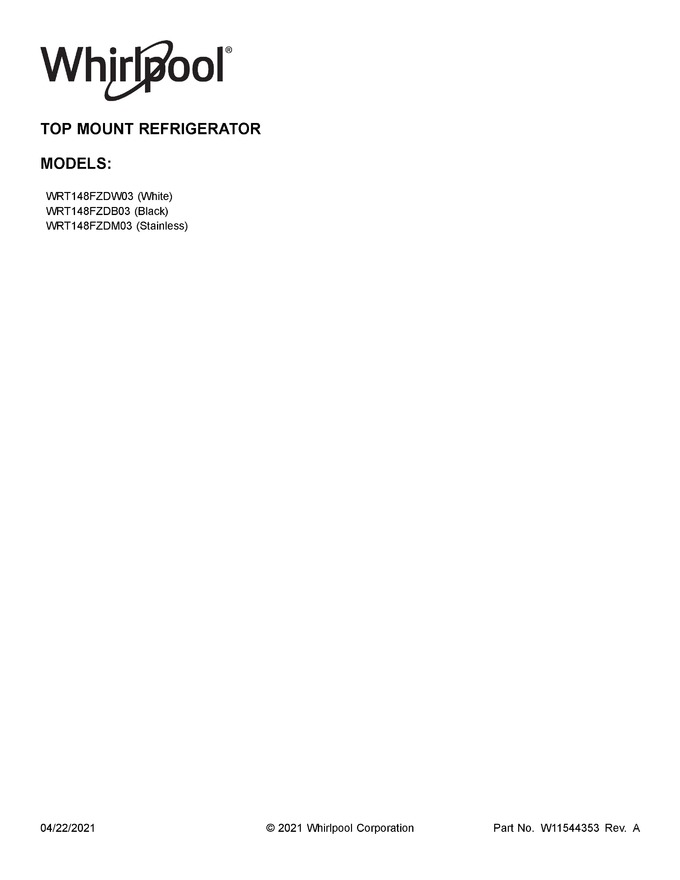 Diagram for WRT148FZDM03