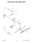 Diagram for 08 - Upper Wash And Rinse Parts