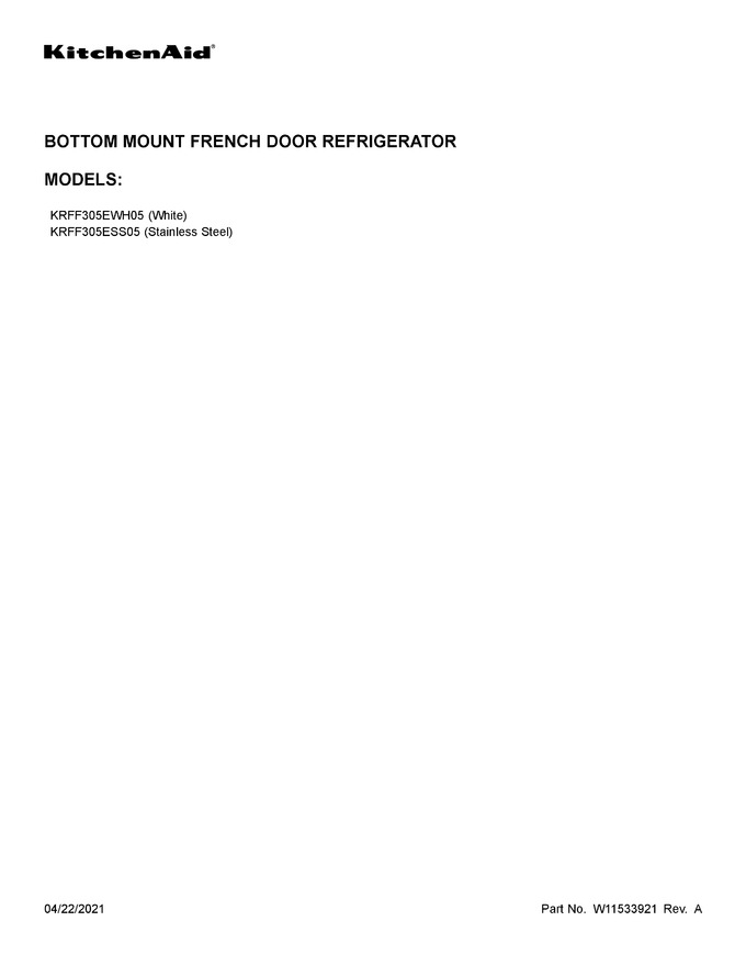 Diagram for KRFF305ESS05
