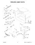 Diagram for 04 - Freezer Liner Parts