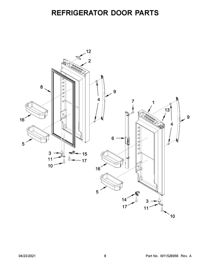 Diagram for WRF535SWHB04