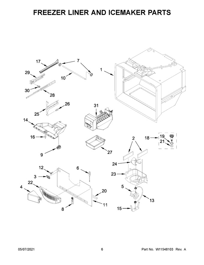 Diagram for WRF535SWHB05
