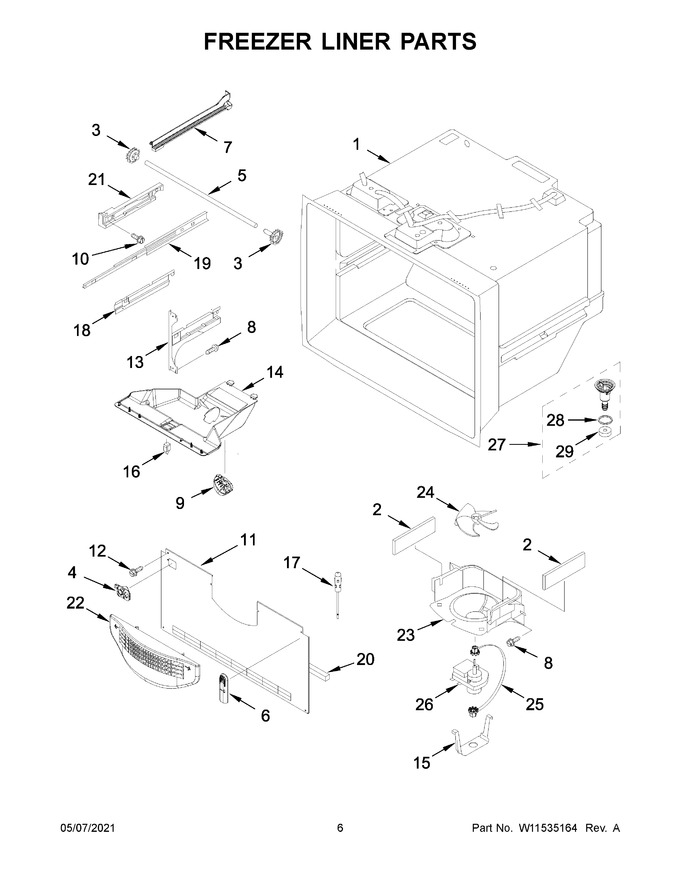 Diagram for WRB329RFBM03