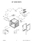 Diagram for 05 - 30" Oven Parts