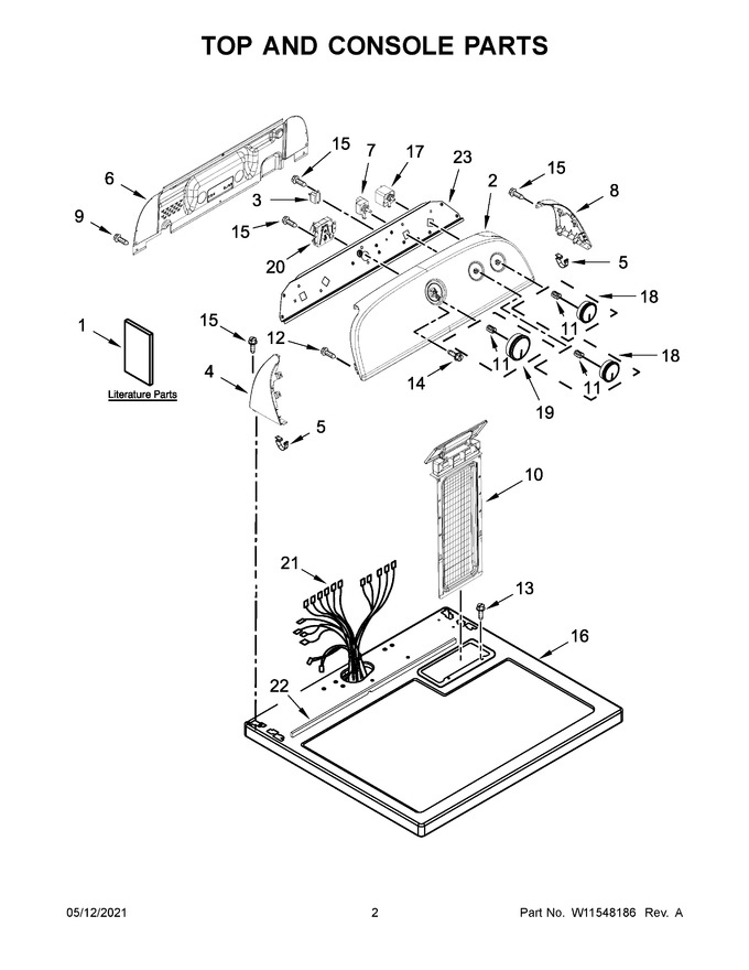 Diagram for WGD4985EW1