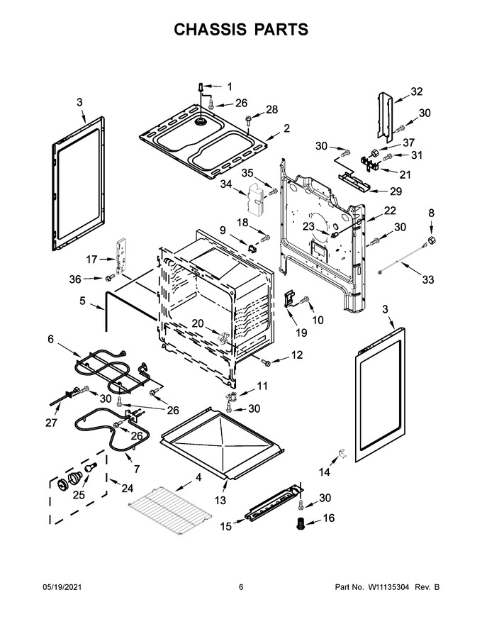 Diagram for YACR4303MFW1