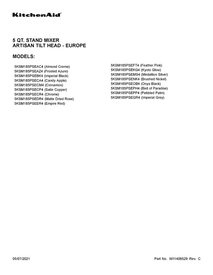 Diagram for 5KSM185PSEOB4
