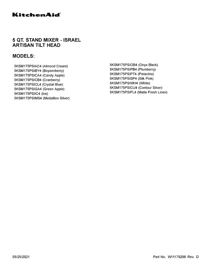 Diagram for 5KSM175PSIAC4