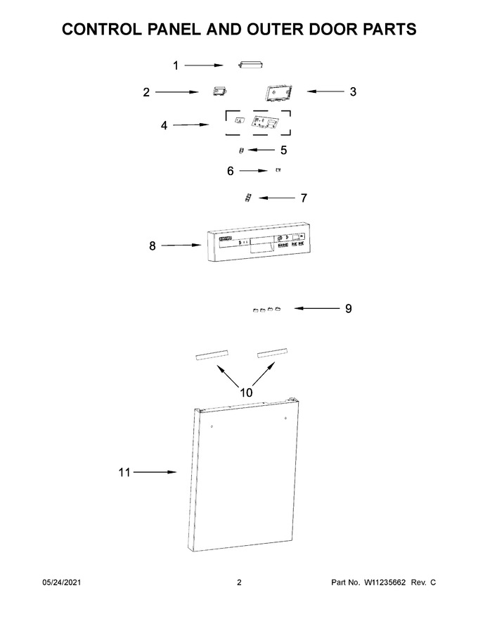 Diagram for WDF518SAHW0