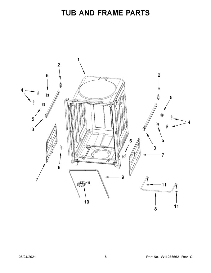 Diagram for WDF518SAHW0