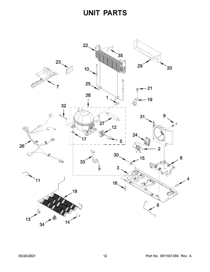 Diagram for WRFA35SWHZ07
