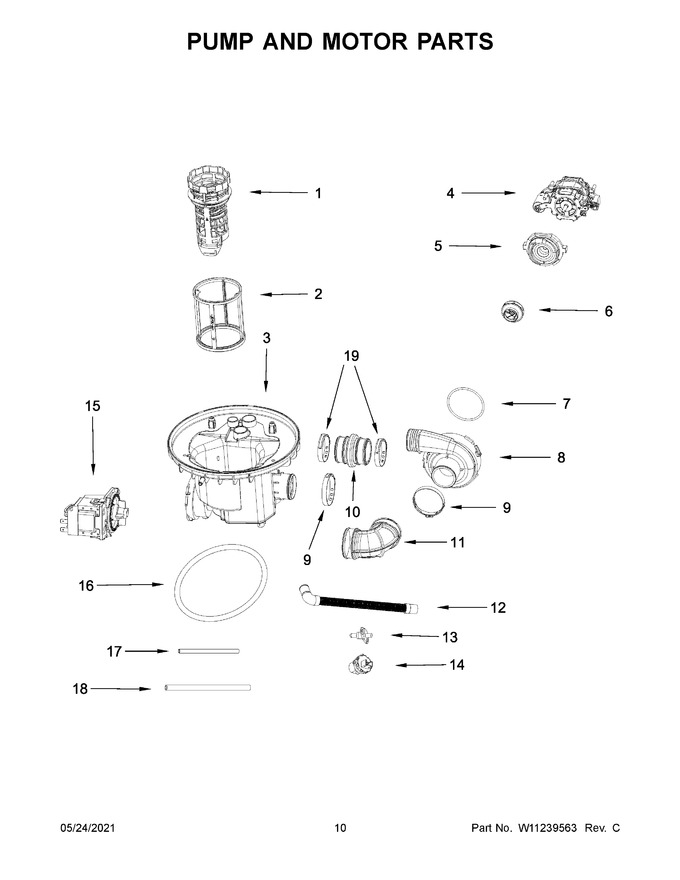 Diagram for WDF550SAHW0