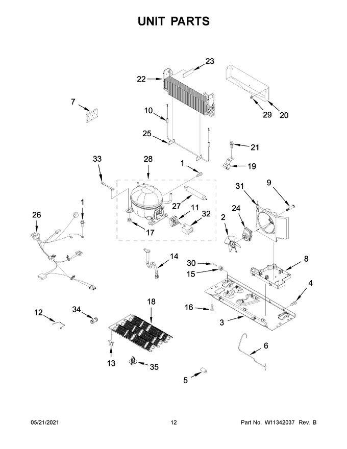 Diagram for WRX735SDHZ02