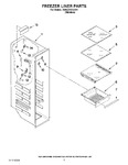 Diagram for 04 - Freezer Liner Parts