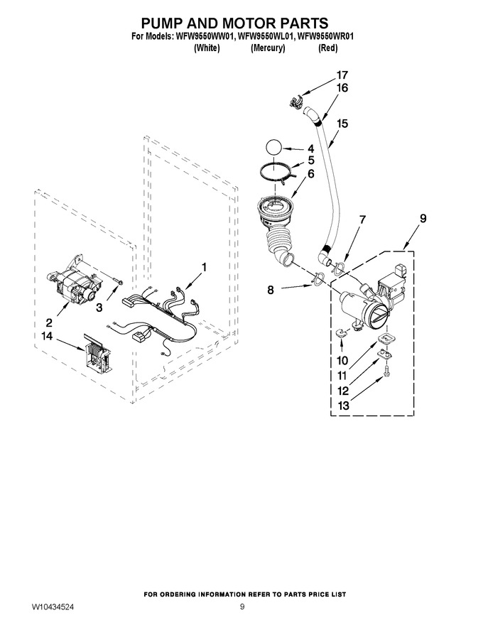 Diagram for WFW9550WR01