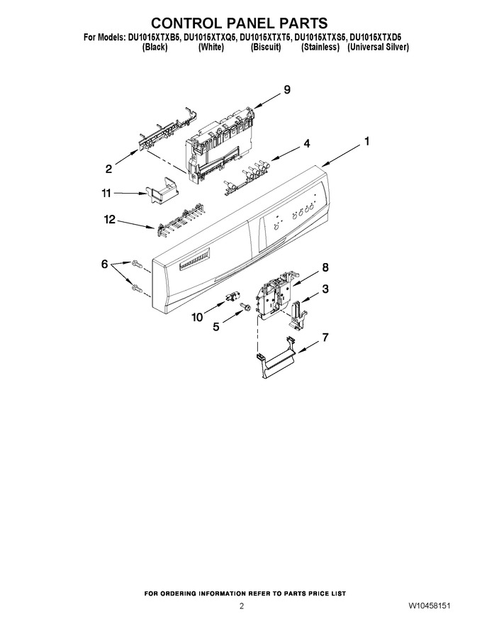Diagram for DU1015XTXQ5