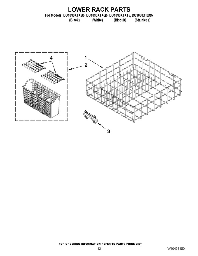 Diagram for DU1030XTXB5
