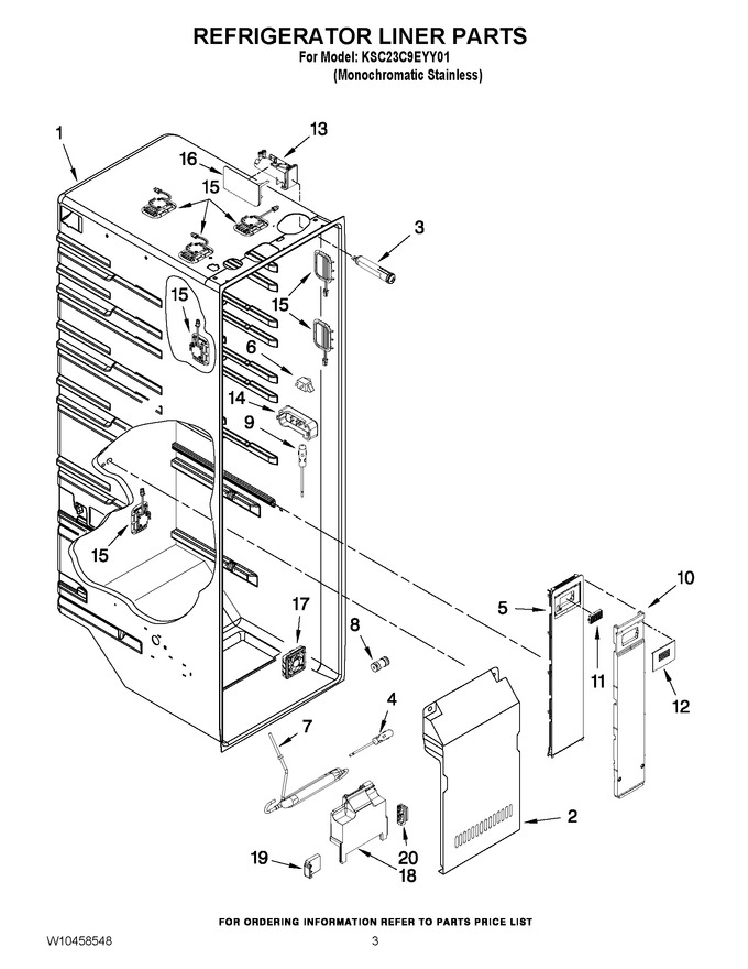 Diagram for KSC23C9EYY01