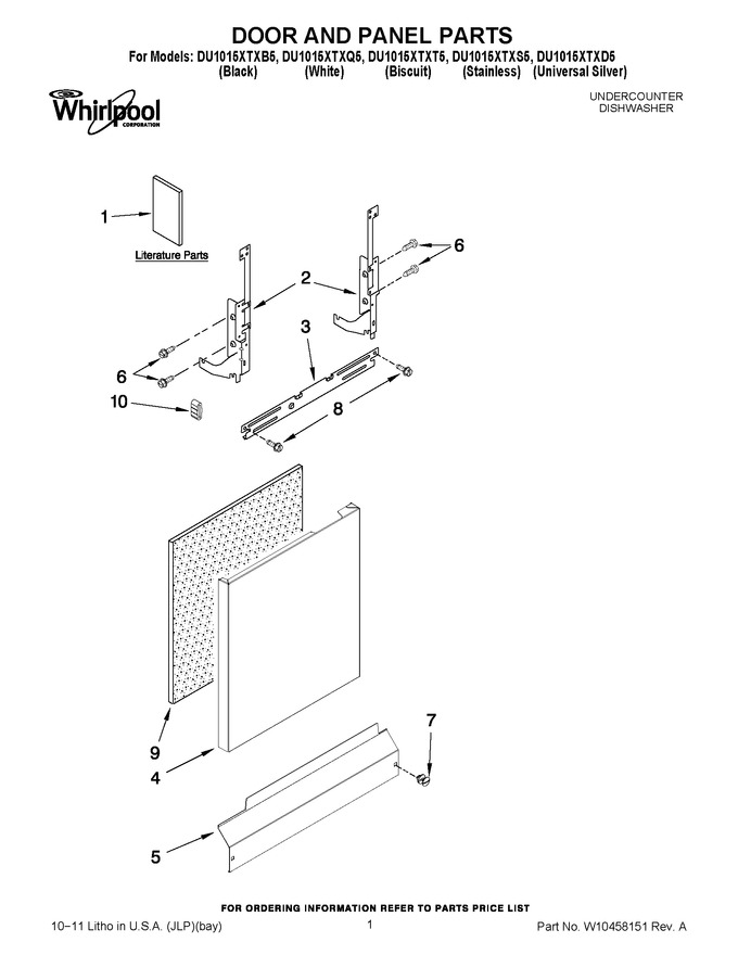 Diagram for DU1015XTXQ5