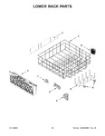 Diagram for 11 - Lower Rack Parts