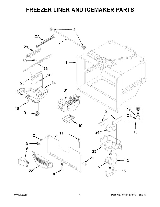 Diagram for WRF532SMHV04
