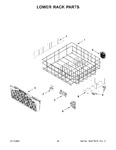 Diagram for 11 - Lower Rack Parts