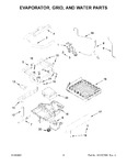 Diagram for 03 - Evaporator, Grid, And Water Parts