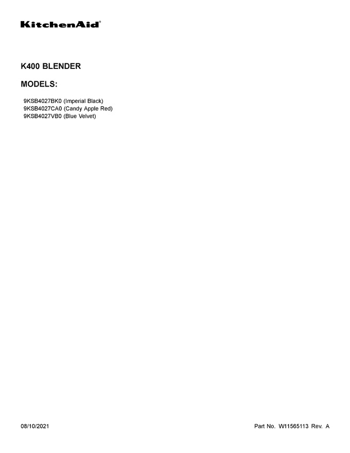 Diagram for 9KSB4027VB0