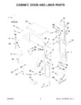 Diagram for 02 - Cabinet, Door And Liner Parts