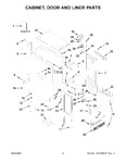 Diagram for 02 - Cabinet, Door And Liner Parts