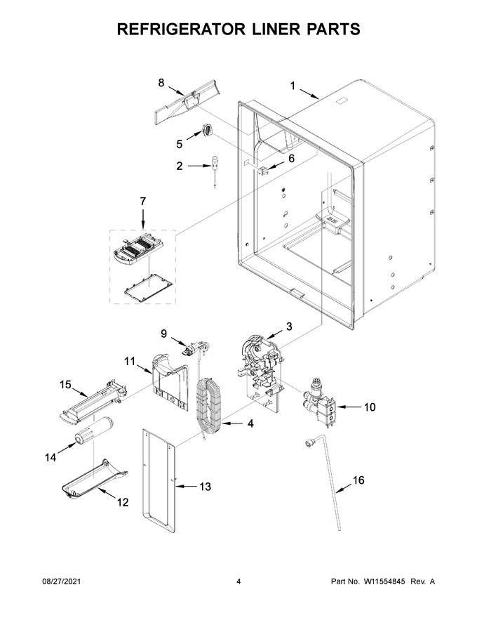 Diagram for WRF555SDHV06