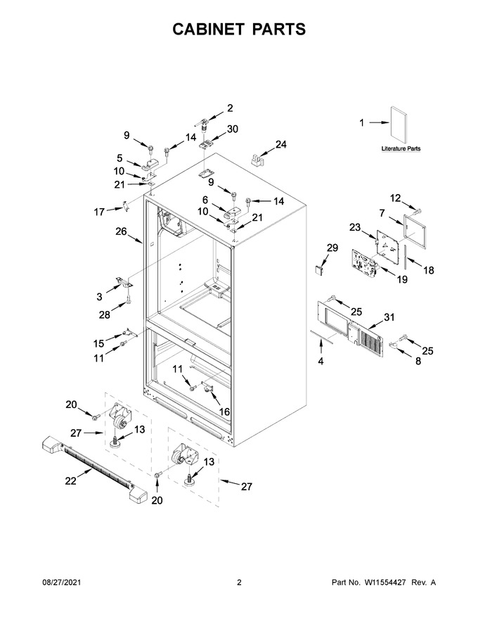 Diagram for WRF555SDFZ14
