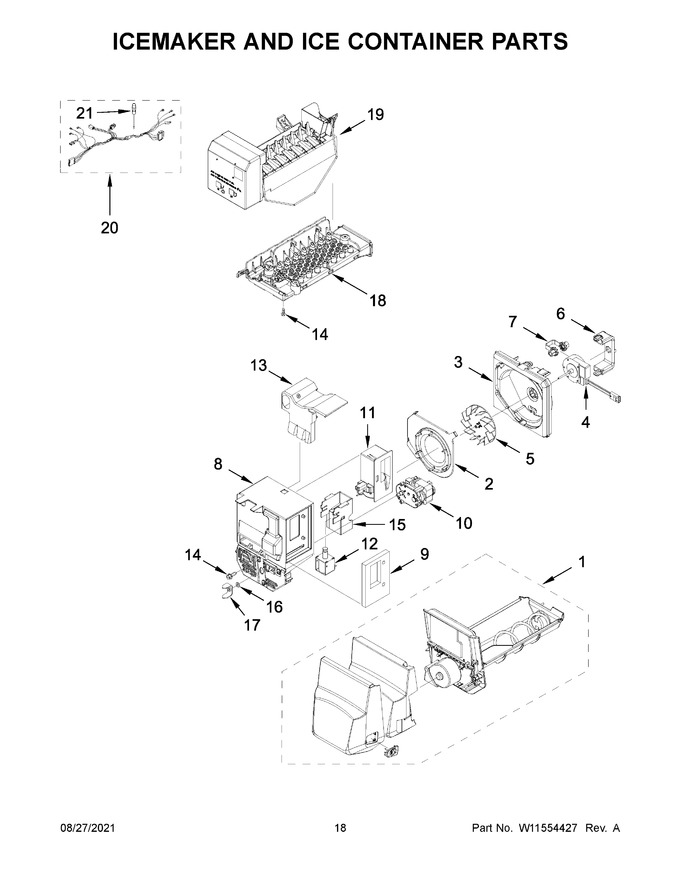 Diagram for WRF555SDFZ14