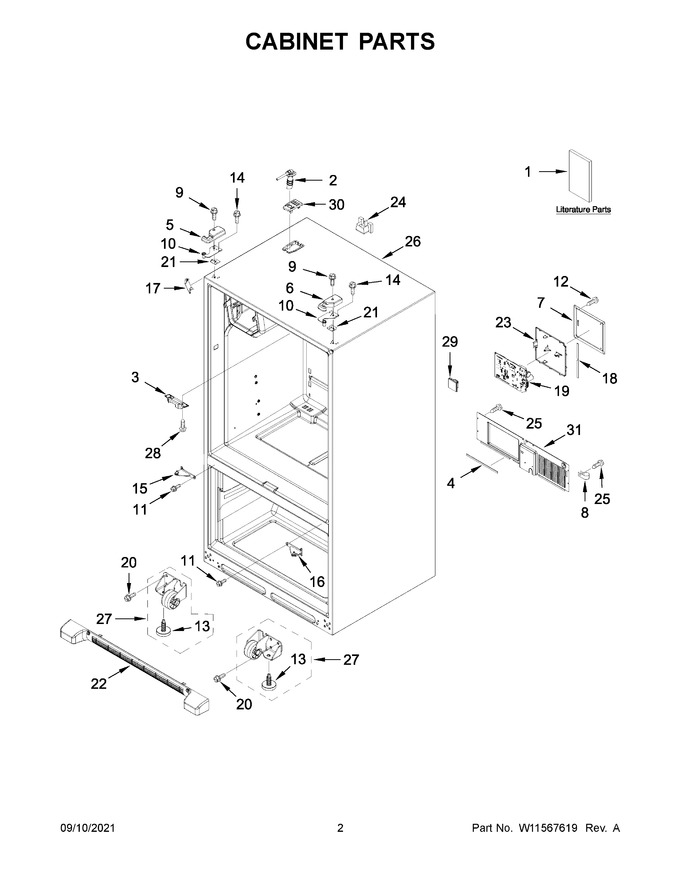 Diagram for WRF555SDHV07