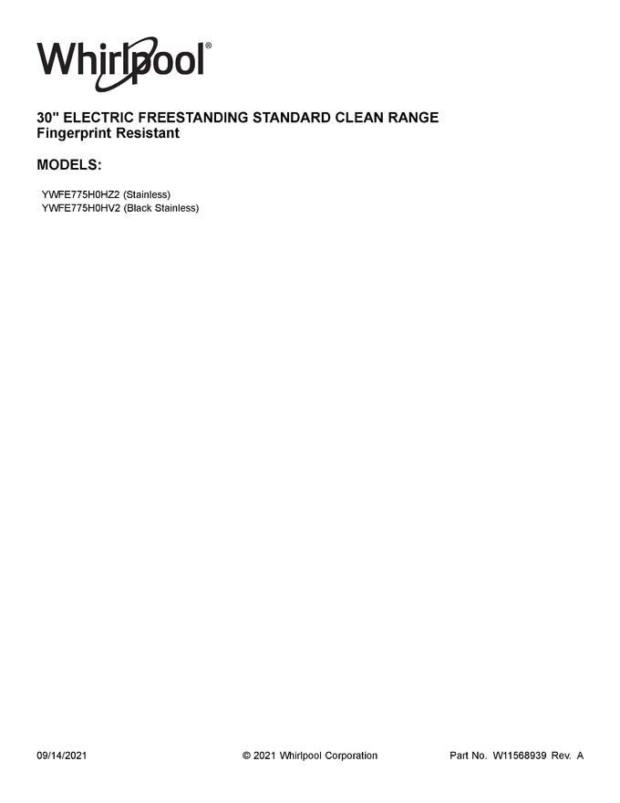 Diagram for YWFE775H0HZ2